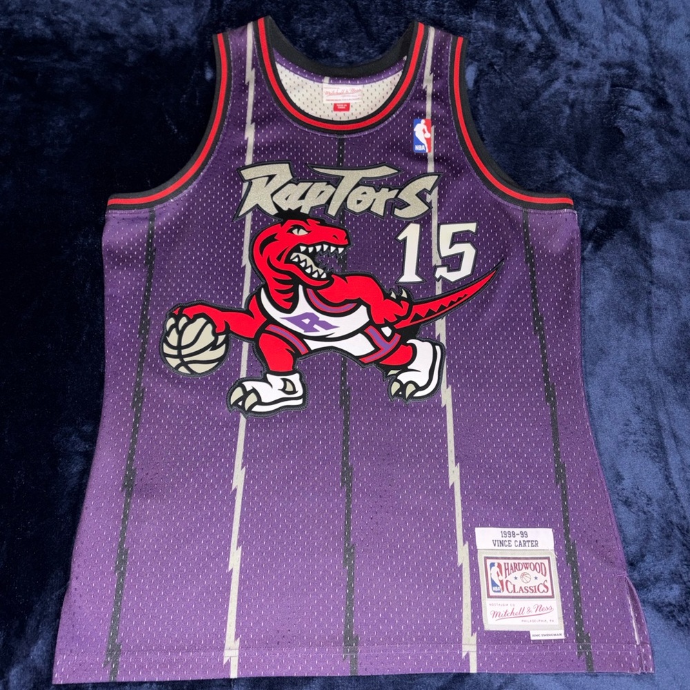 Mitchell & Ness Purple Raptors Jersey